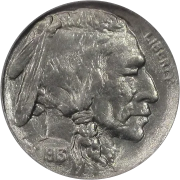 1913 (Type 1 (raised mound)) Buffalo Nickel
