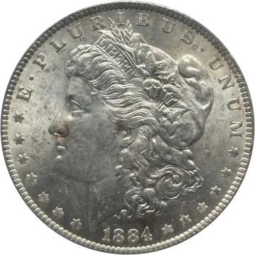 1884 Morgan Dollar